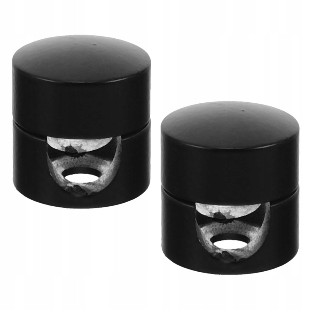 RETRO CHANDELIER HOOK HOOKS BLACK 2 PCS