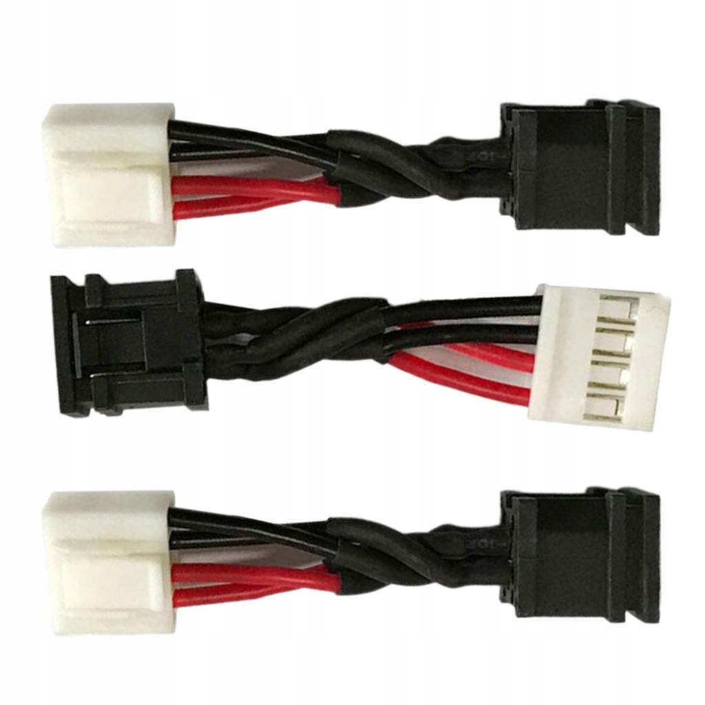 3-pakowa wtyczka zasilania DC z wiązką kablową