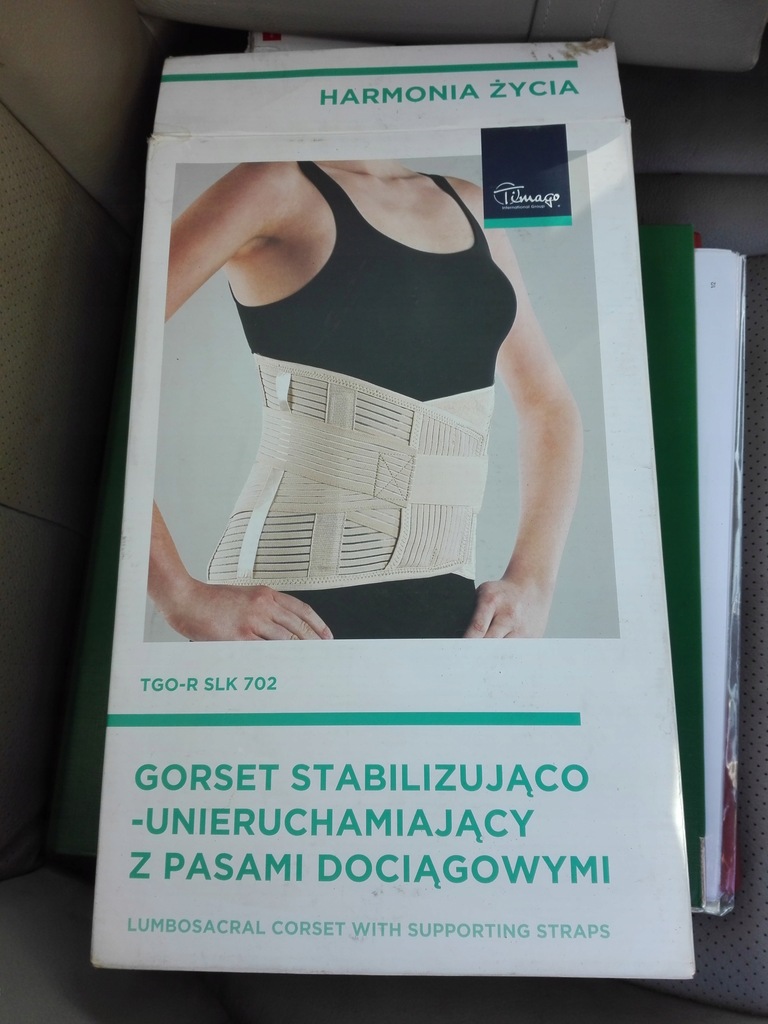 Gorset stabilizujący. Rozmiar XL