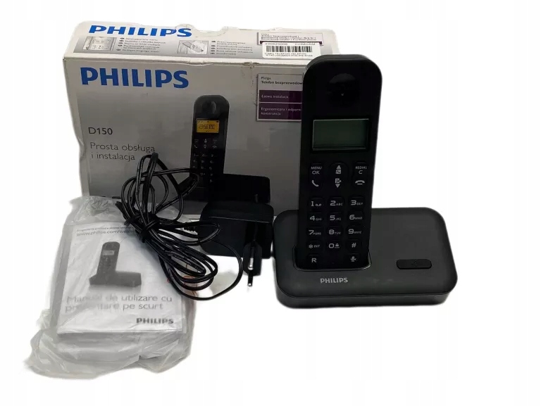 TELEFON TELEFON STACJONARNY PHILIPS D150