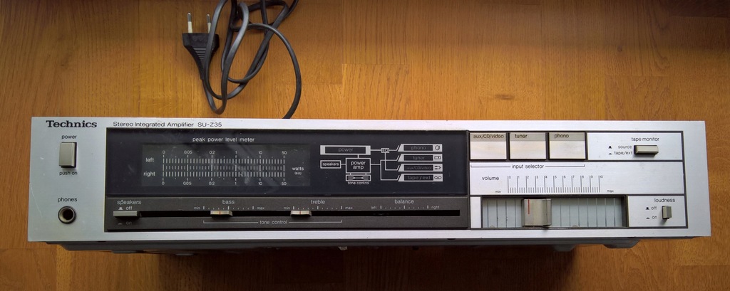 Wzmacniacz Technics SU-Z35 srebrny