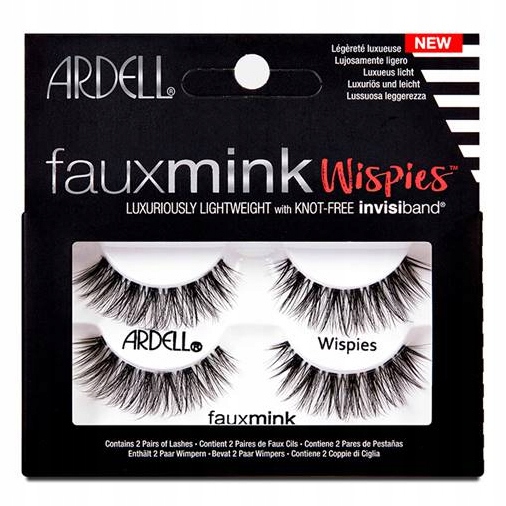 ARDELL Faux Mink 2-Pack Rzęsy Na Pasku - Wispies