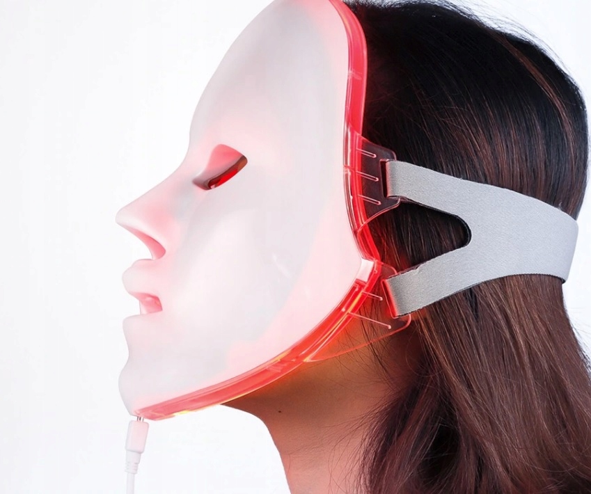 Maska LED do terapii fotonowej - salon piękności