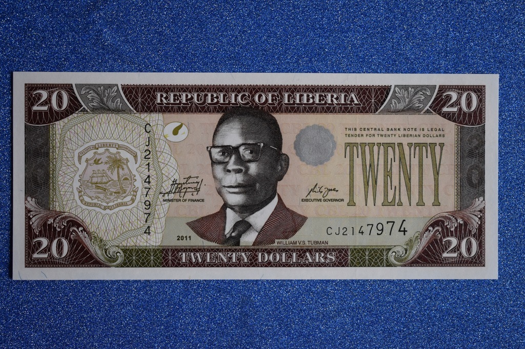 20 DOLLARS, LIBERIA, 2011r, UNC