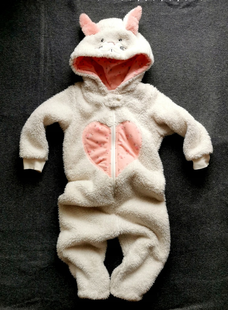 Pajac kombinezon onesie króliczek 92 cm