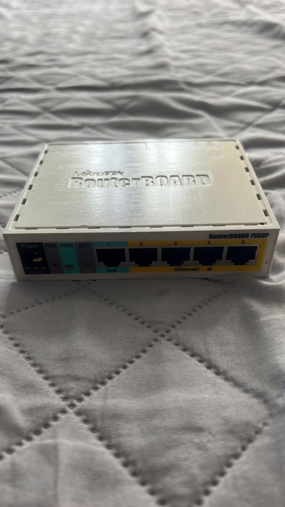 Router przewodowy MikroTik RB750UP