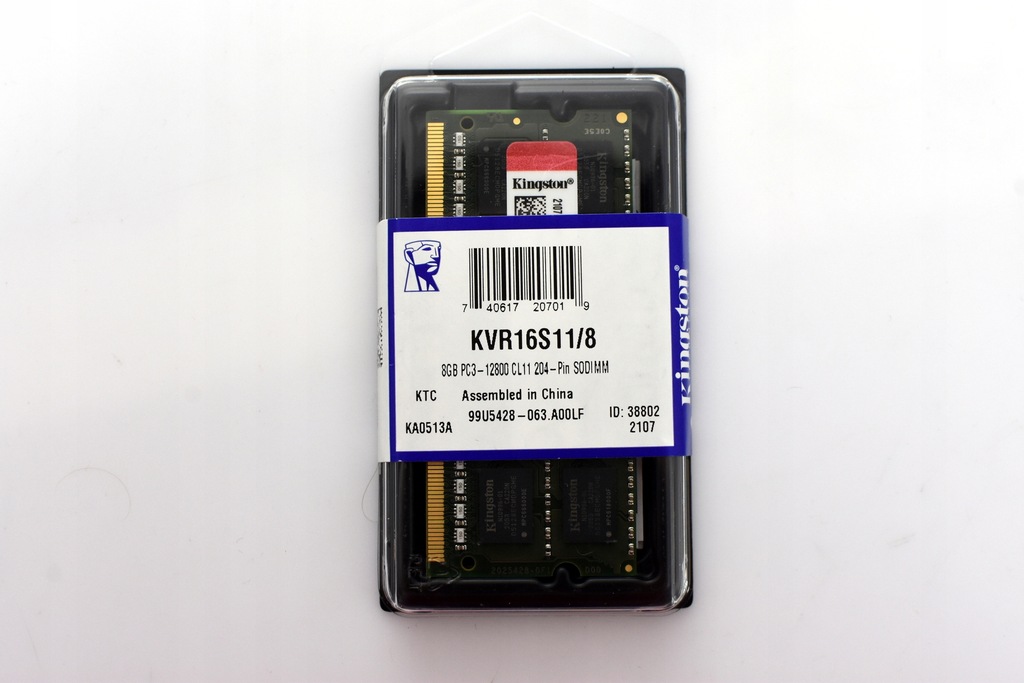 SODIMM DDR3 Kingston 8GB 1600MHz cl11 Entuzjasta
