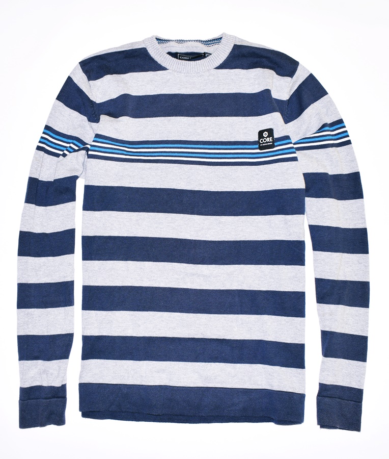 4639-84 JACK&JONES a#f SWETER W PASKI LOGO r.M