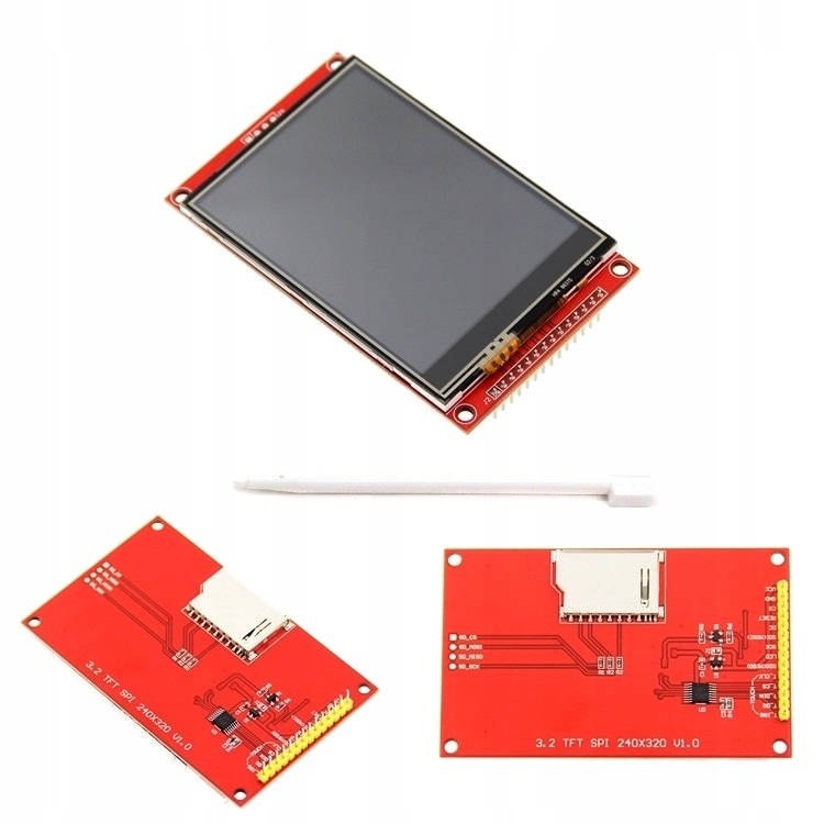 Wyświetlacz LCD 3,2" TFT SPI 240x320 Dotyk