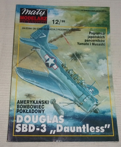 Mały modelarz 12/99 samolot Douglas SBD Dauntless