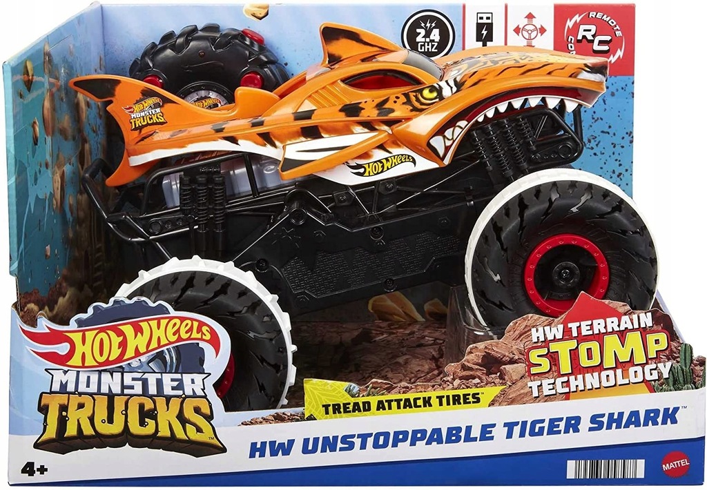 HOT WHEELS MONSTER TRUCK RC sterowane pilotem