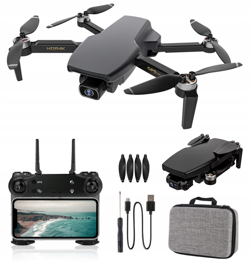 DRON SG108 AUTONOMICZNY GPS KAMERY 4K 5G WIFI 1KM