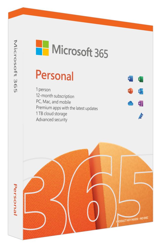 Microsoft M365 Personal EuroZone QQ2-01399 FPP, 1