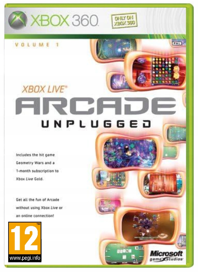 Xbox Live Arcade Unplugged Volume 1 XBOX 360