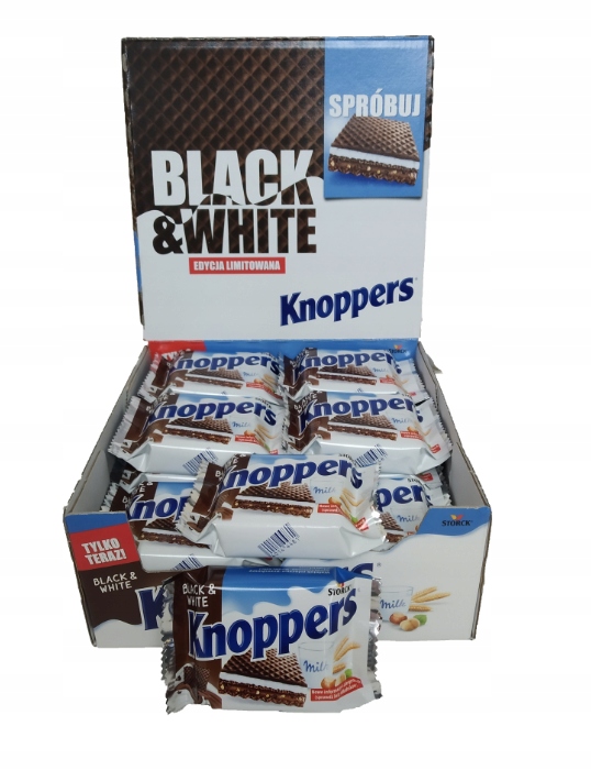 Knoppers Black & White - 25g