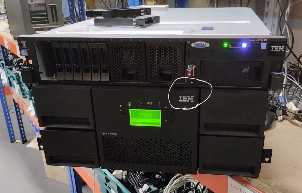 IBM TS3200 BIBLIOTEKA TAŚMOWA 3573 L4U 13178335792 oficjalne