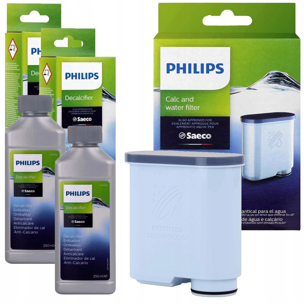 Odkamieniacz Philips Saeco CA6700 +Filtr Aquaclean