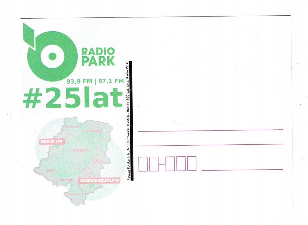 Karta PP Katowice 2018 - Radio Park K-Koźle
