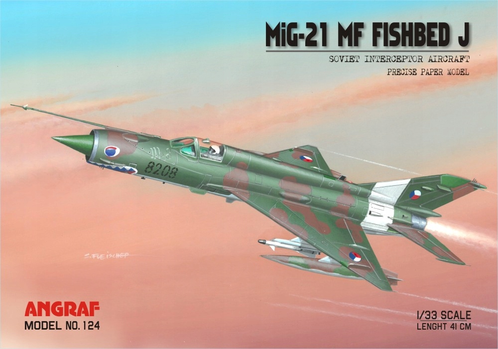 MiG-21 MF Fishbed J czeski, 1:33, Angraf