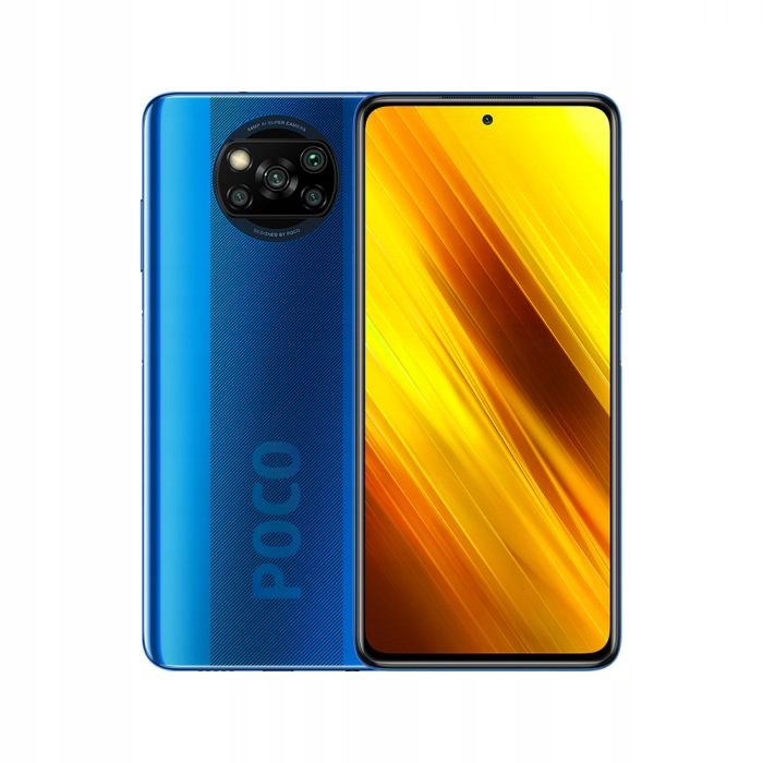 Smartfon Xiaomi POCO X3 6GB/128GB BLUE NFC 64MPX