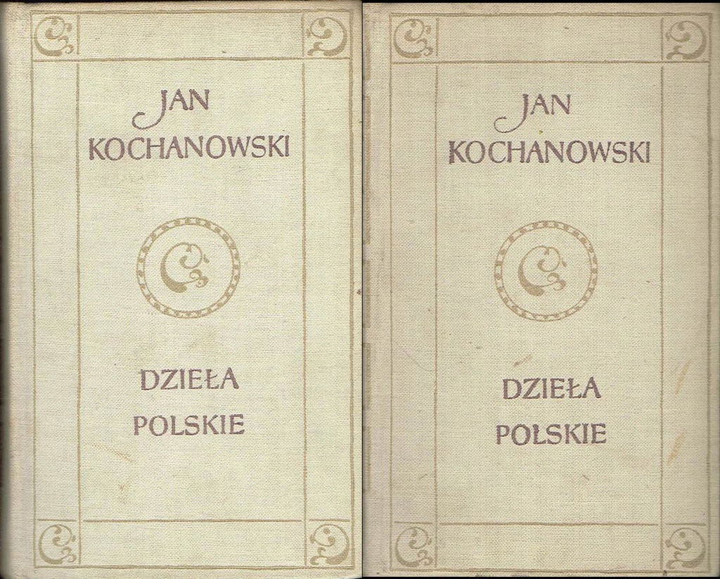 Dzieła polskie T. 1-2 Jan Kochanowski