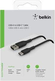 Kabel USB Belkin USB-A USB-C 2M CAB001bt2MBK