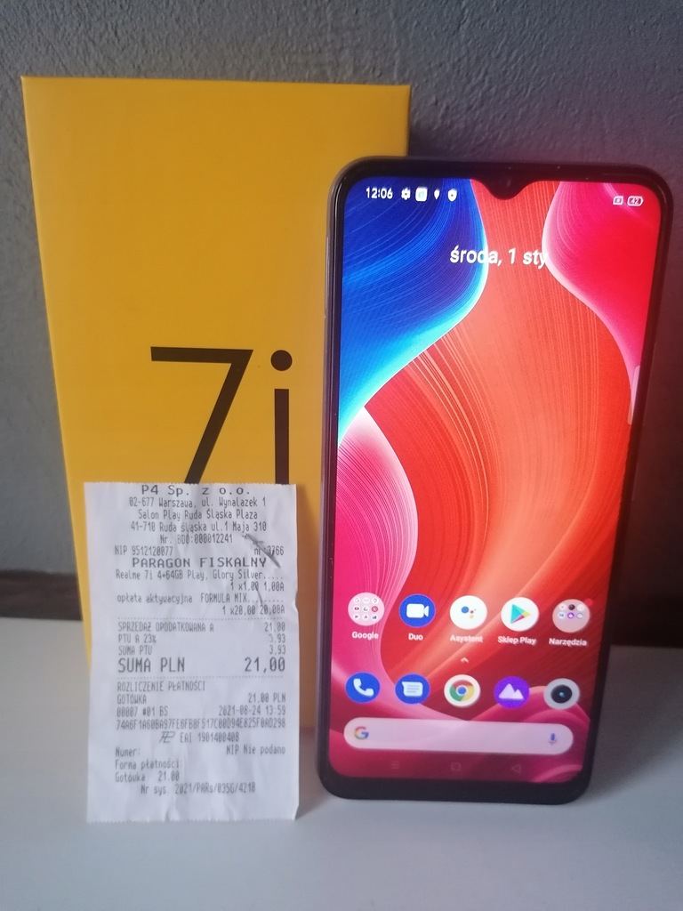 SMARTFON REALME 7i 4GB/64GB IGŁA GWARANCJA