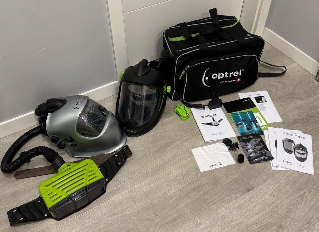 Optrel Crystal 2.0 z nawiewem plus maska Clearmaxx z nawiewem, zestaw!
