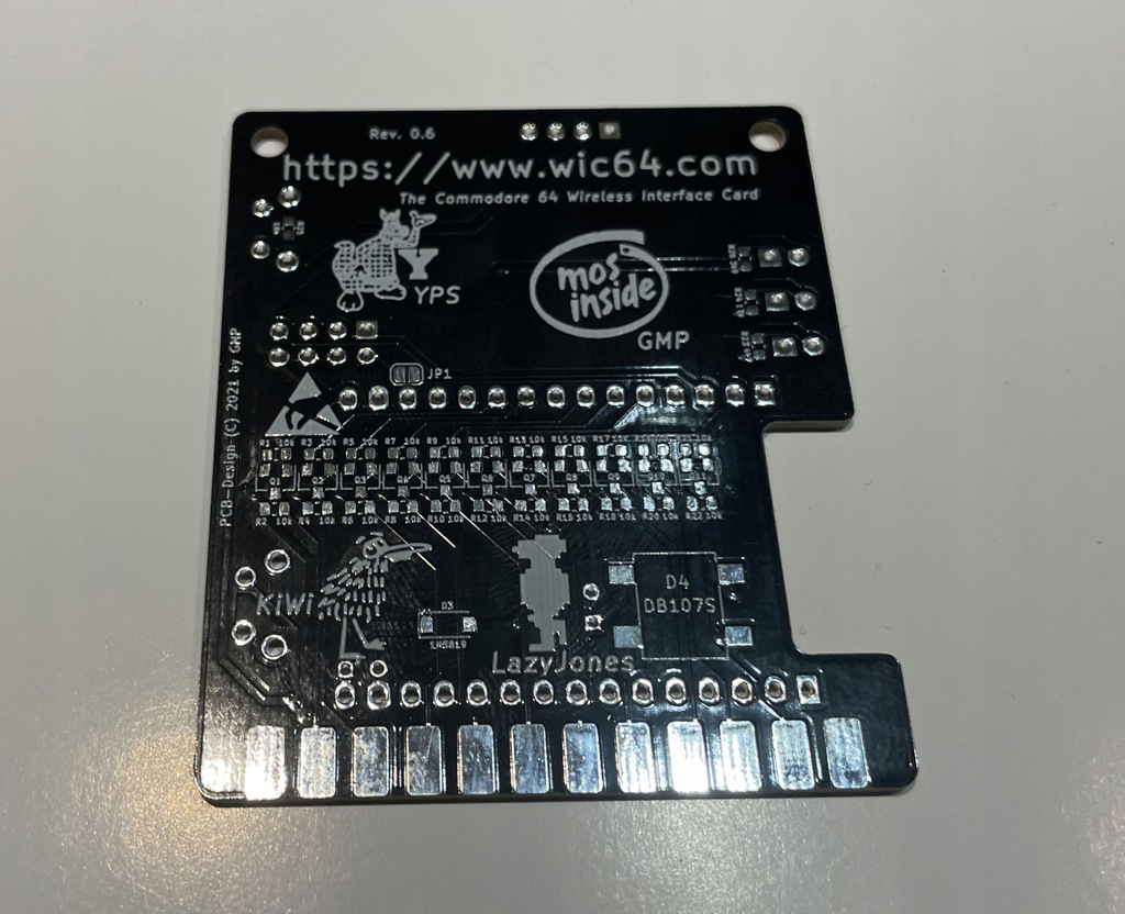 Płytka PCB Wic64 Wifi Commodore C64 Internet