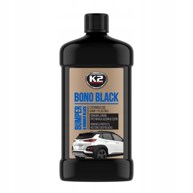 K2 BONO BLACK 500 G CZERNIDŁO DO GUMY I PLASTIKÓW