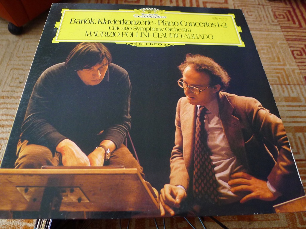 BARTOK PIANO CONCERTOS 1 2 POLLINI ABBADO JAPAN