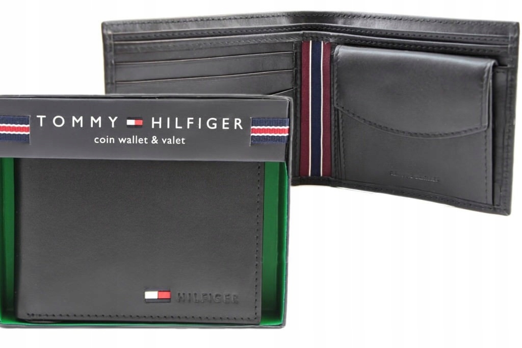 Portfel męski skórzany TOMMY HILFIGER bilon -50%