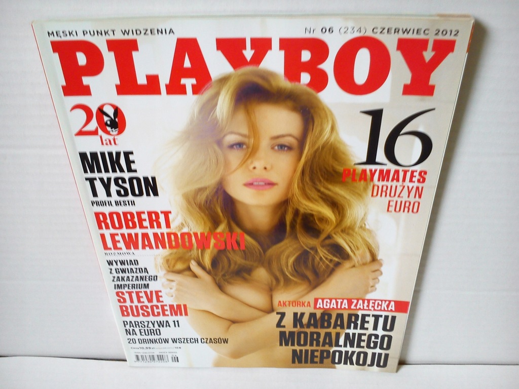 PLAYBOY 6(234)2012 AKTORKA AGATA ZAŁĘCKA NAGO !!!!