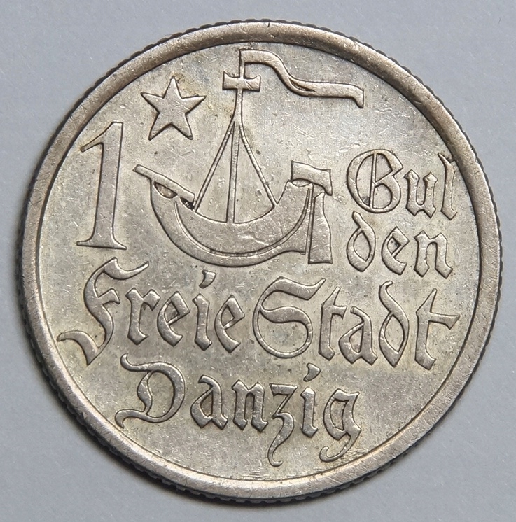kx 1 gulden 1923 Wolne Miasto Gdańsk