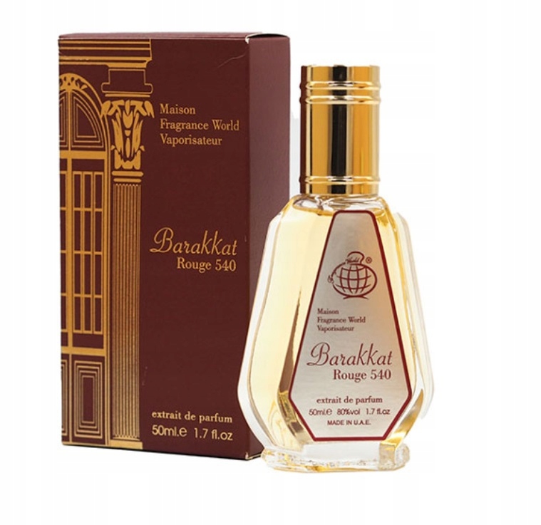 FRAGRANCE WORLD MAISON BARAKKAT ROUGE EXTRAIT 50ML UNISEX PERFUMY