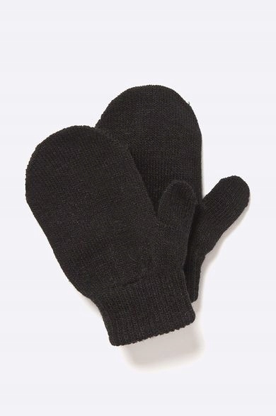 A1018 Rękawiczki Dziecięce Bawełniane Czarne