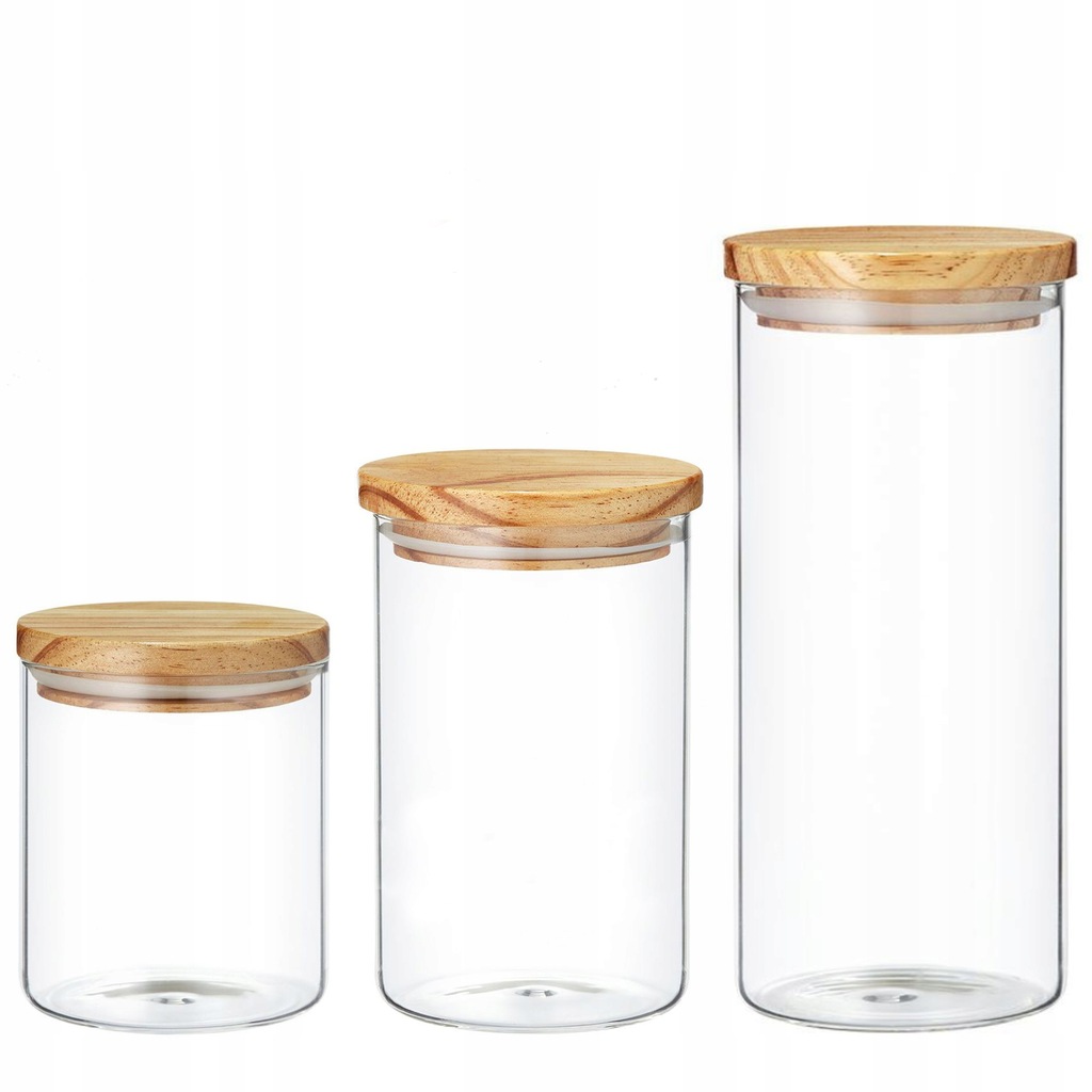 Купить Стеклянные пищевые контейнеры, банки, набор 6 шт.: отзывы, фото ...