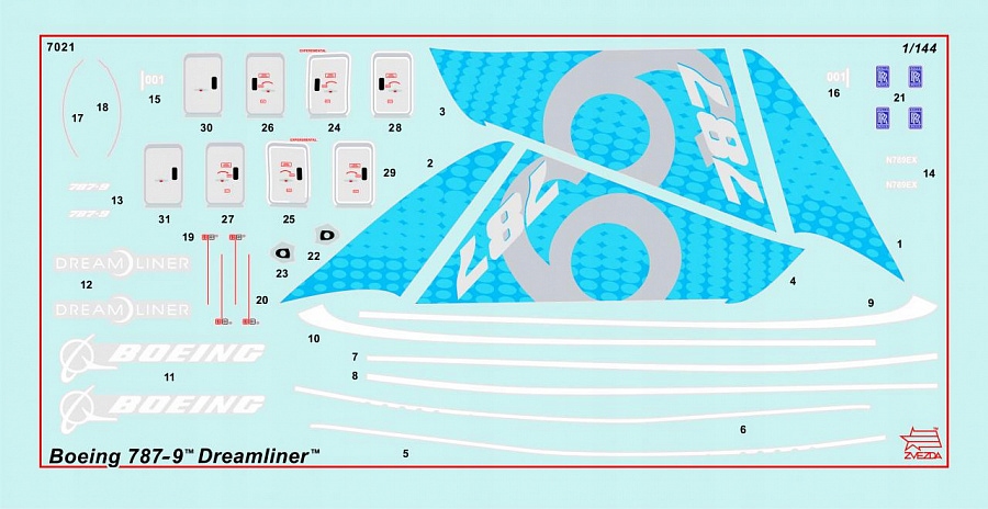 Купить ЗВЕЗДА 7021 BOEING 787-9 DREAMLINER: отзывы, фото, характеристики в интерне-магазине Aredi.ru
