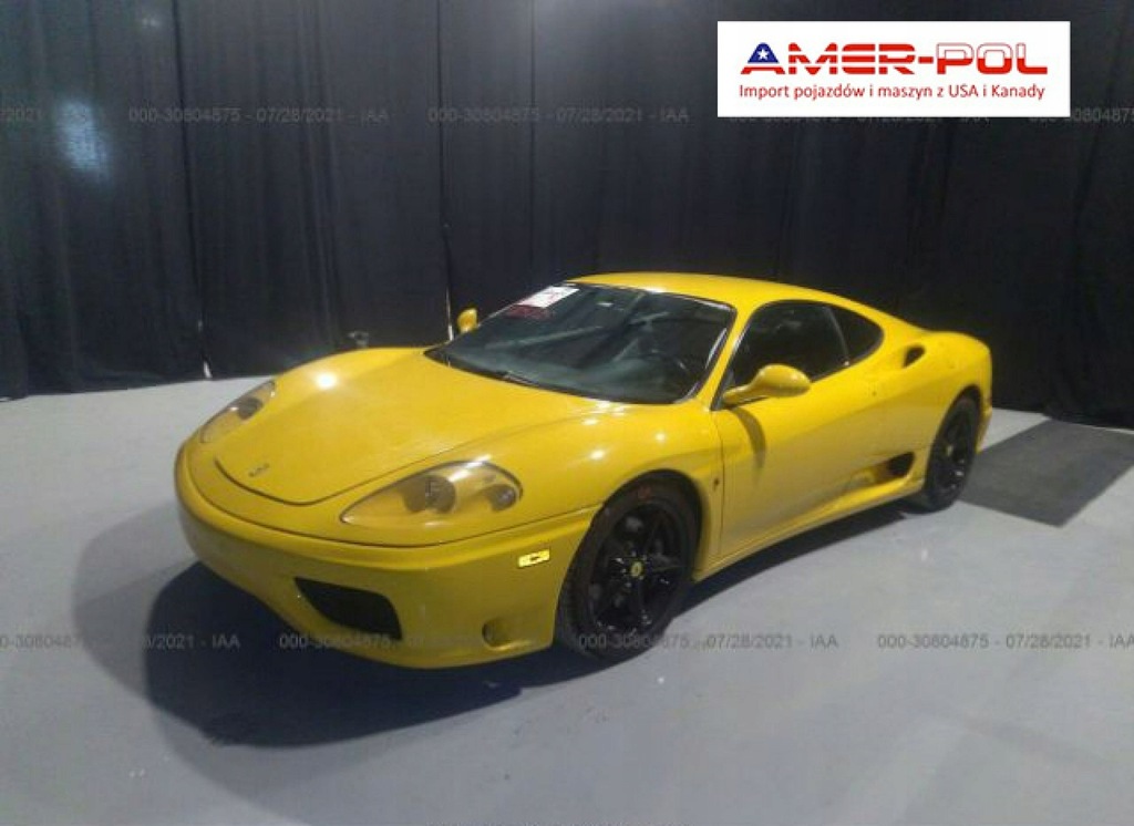 Ferrari 360 F1, 2000, 3.6L, RWD, po gradobiciu