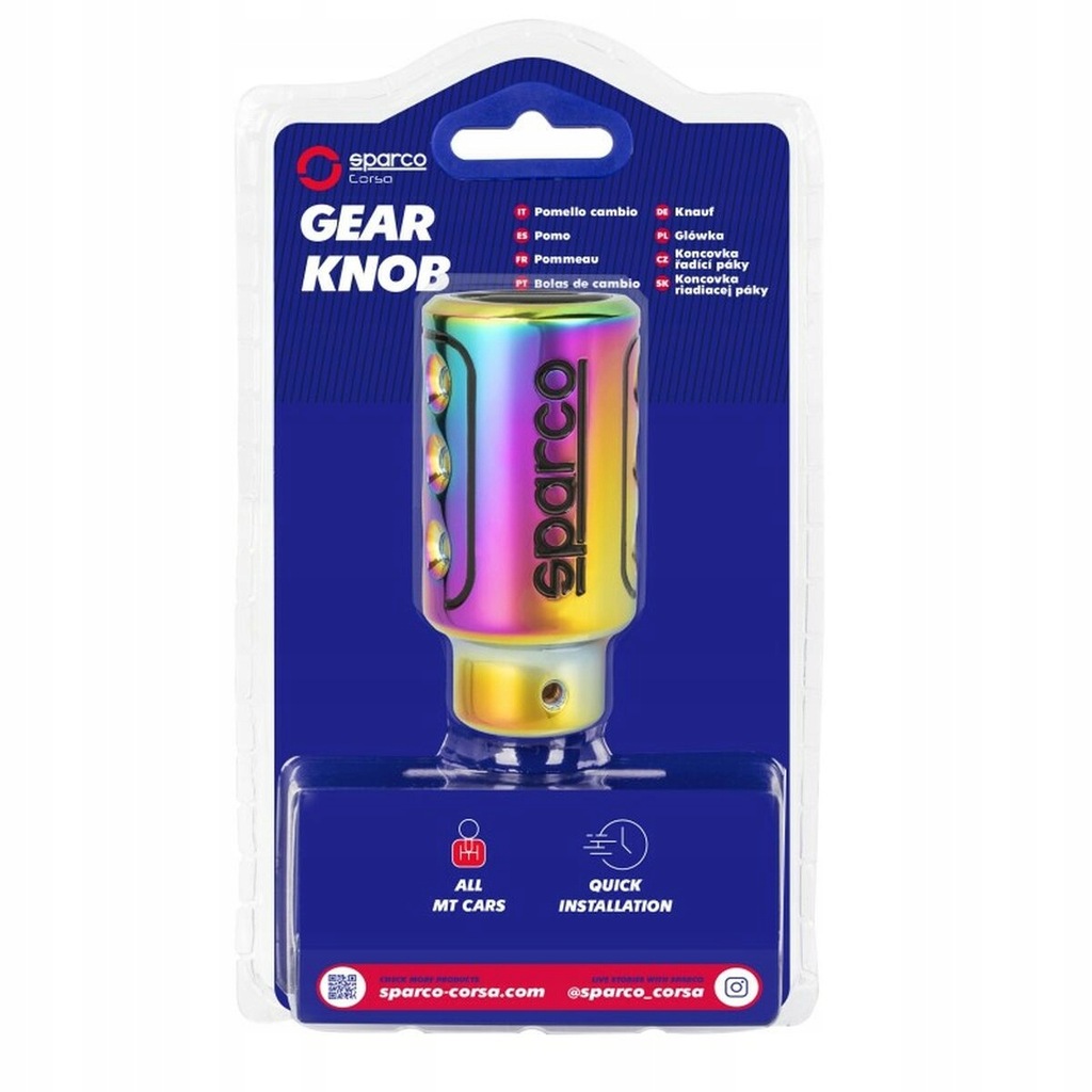 Gałka dźwigni zmiany biegów Sparco SPC109CP Uni