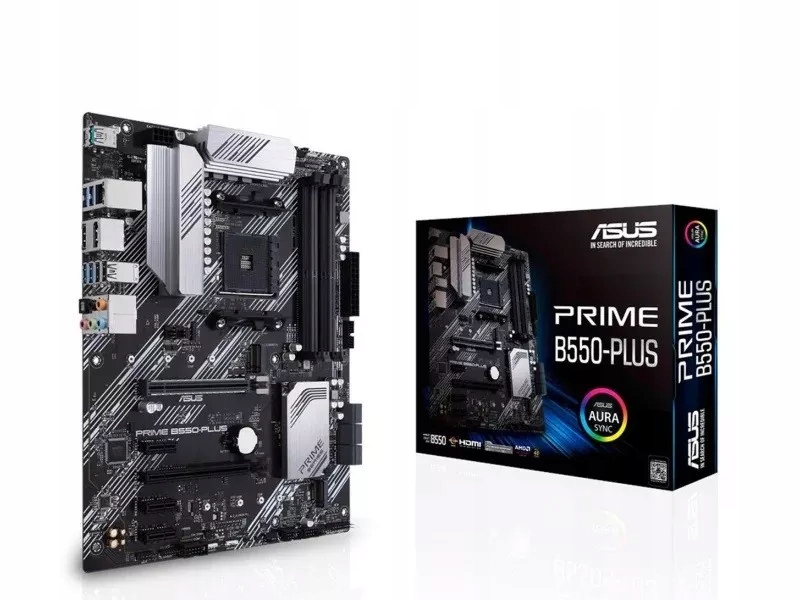 Asus Płyta gł&oacute;wna PRIME B550-PLUS AM4 4DD R4 HDMI/DP M.2 ATX