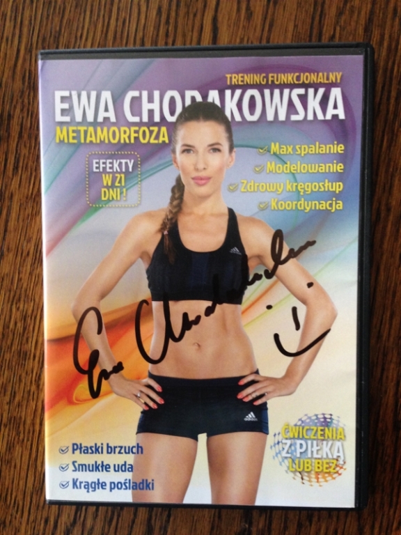 DVD „Metamorfoza” z autografem- Ewa Chodakowska