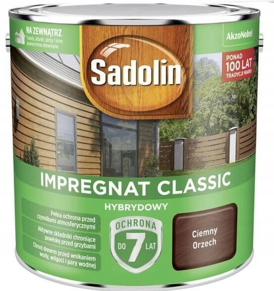SADOLIN IMPREGNAT CLASSIC HYBRYDOWY 7 LAT ORZECH C