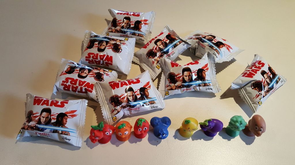 17 figurek z LIDLA - 9 Star Wars + 8 innych