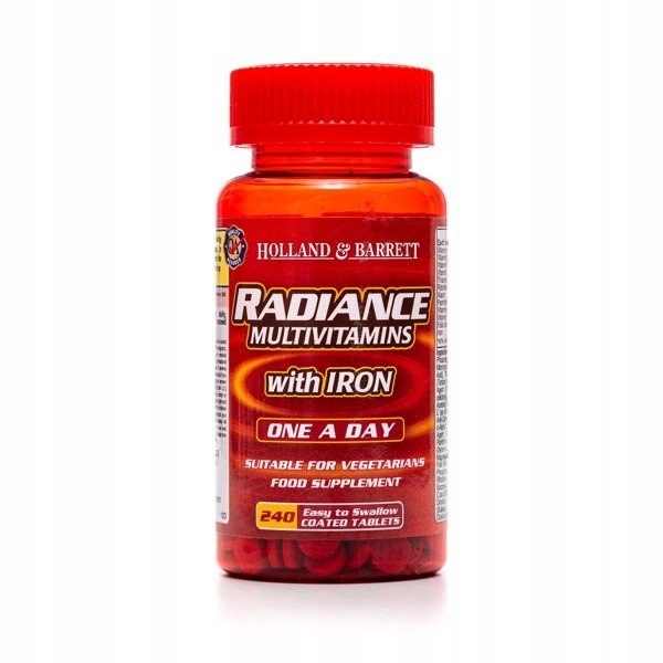 Radiance Multiwitaminy i Żelazo 1 na Dzień 240 Tab