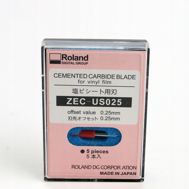 Oryginalne noże do plotera ROLAND ZEC-US025 5 szt