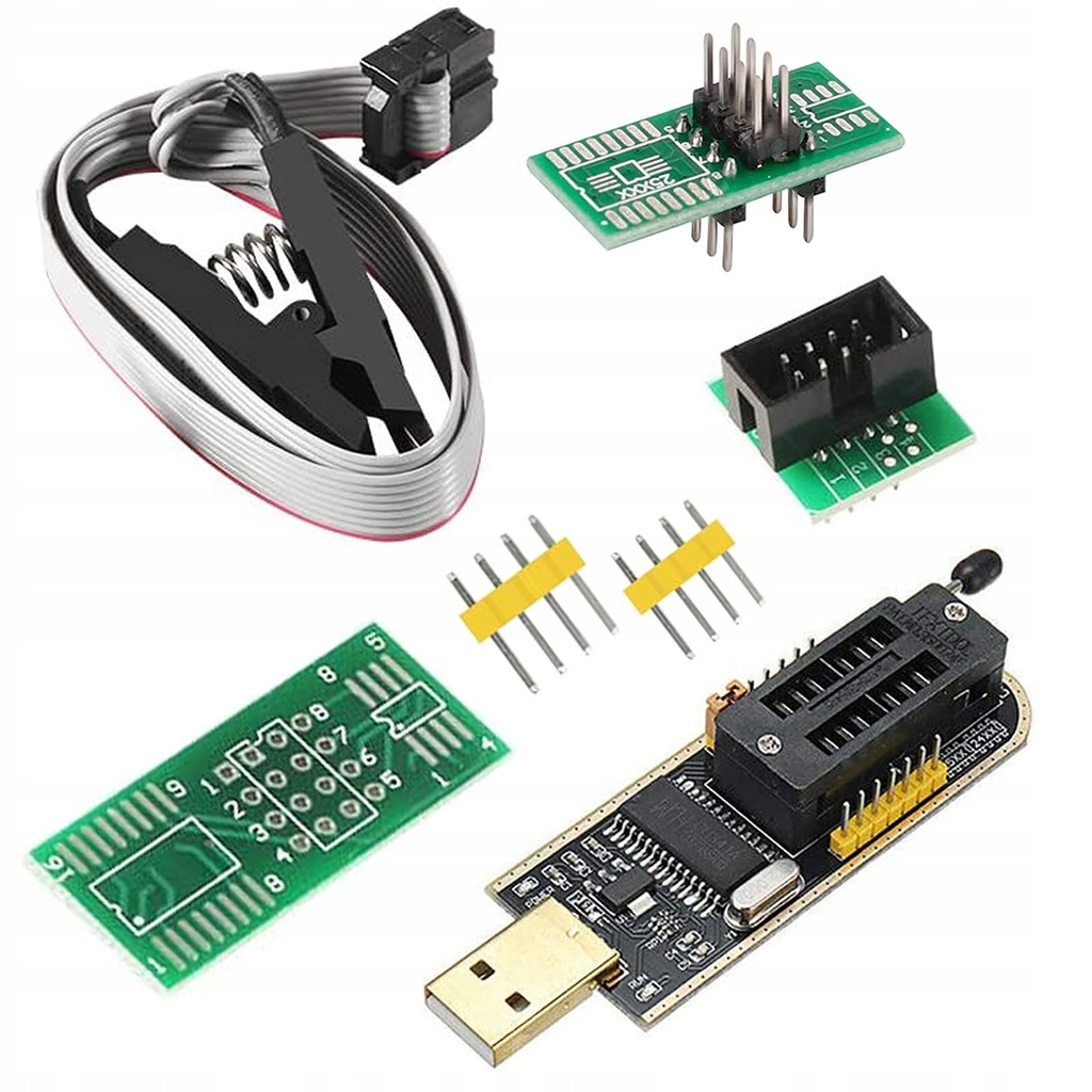 SOIC8 SOP8 Flash Chip IC CH341A Programator USB EEPROM Flash