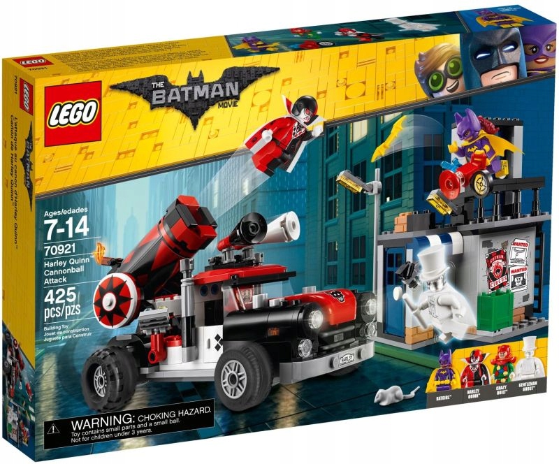 LEGO 70921 BATMAN MOVIE ARMATA HARLEY QUINN