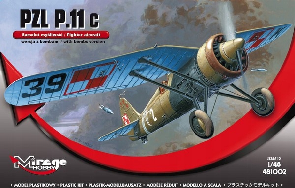 Model plastikowy PZL P.11C 1/48 Edycja kit + mode
