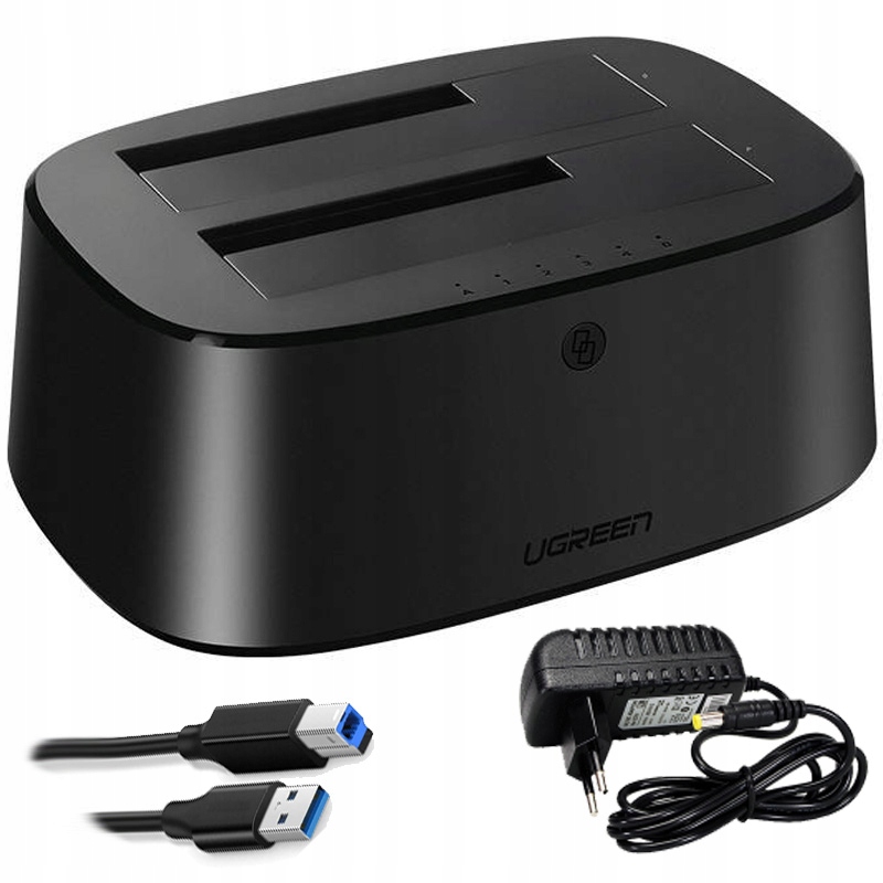 STACJA DOKUJĄCA NA 2 DYSKI SSD HDD do 12TB USB 3.0